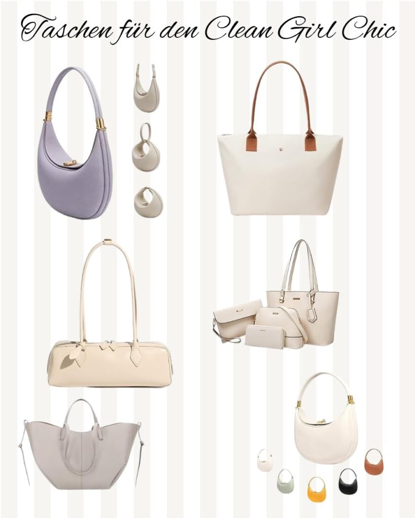 Clean Girl Chic: Diese Taschen runden den minimalistischen Trend-Look perfekt ab