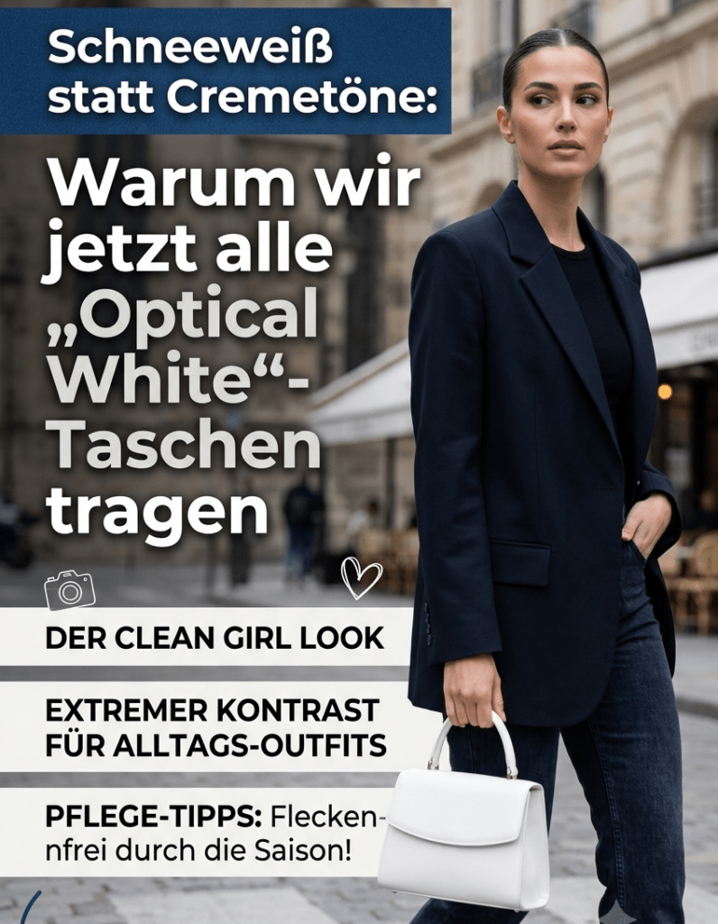 Schneeweiß statt Cremetöne: Warum jetzt viele „Optical White“-Taschen tragen