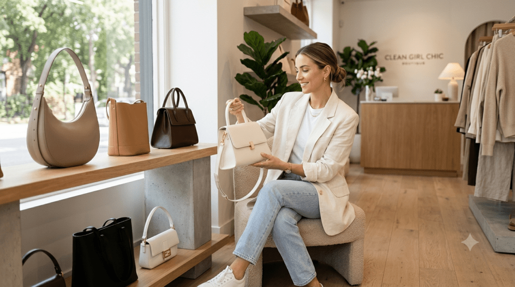 Clean Girl Chic: Diese Taschen runden den minimalistischen Trend-Look perfekt ab