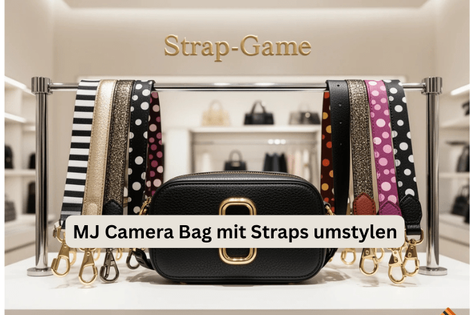 Das Marc Jacobs „Strap-Game“ – Snapshot Camera Bag mit Wechselgurten neu stylen