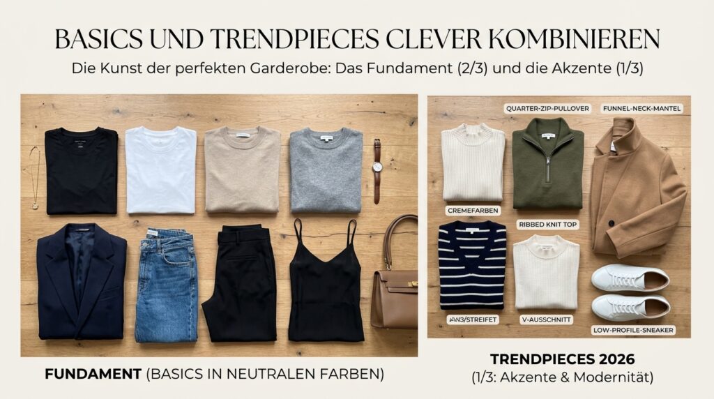 Capsule Wardrobe für Damen: So kombinierst du vielseitige Basics mit Trendpieces für jede Saison