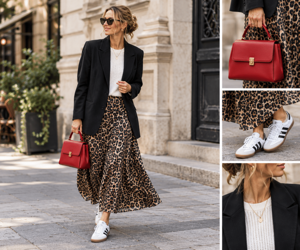 Schuhe und Taschen kombinieren: Müssen sie dieselbe Farbe haben?
